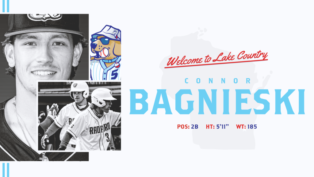 Welcome Connor Bagnieski to Lake Country