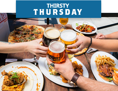Thirsty Thursday with the DockHounds is a great way to kick back