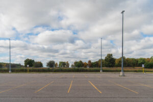 Stadium parking lot picture