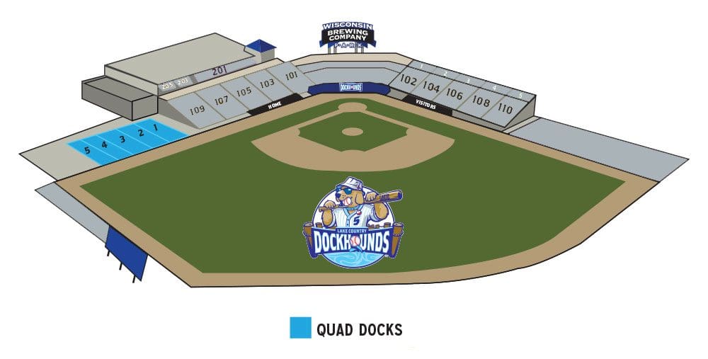 WBC Parks Docks Seating Map