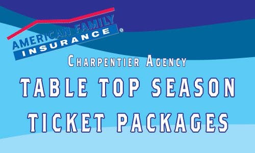 Charpenteir Agency Table Top Season Ticket Packages
