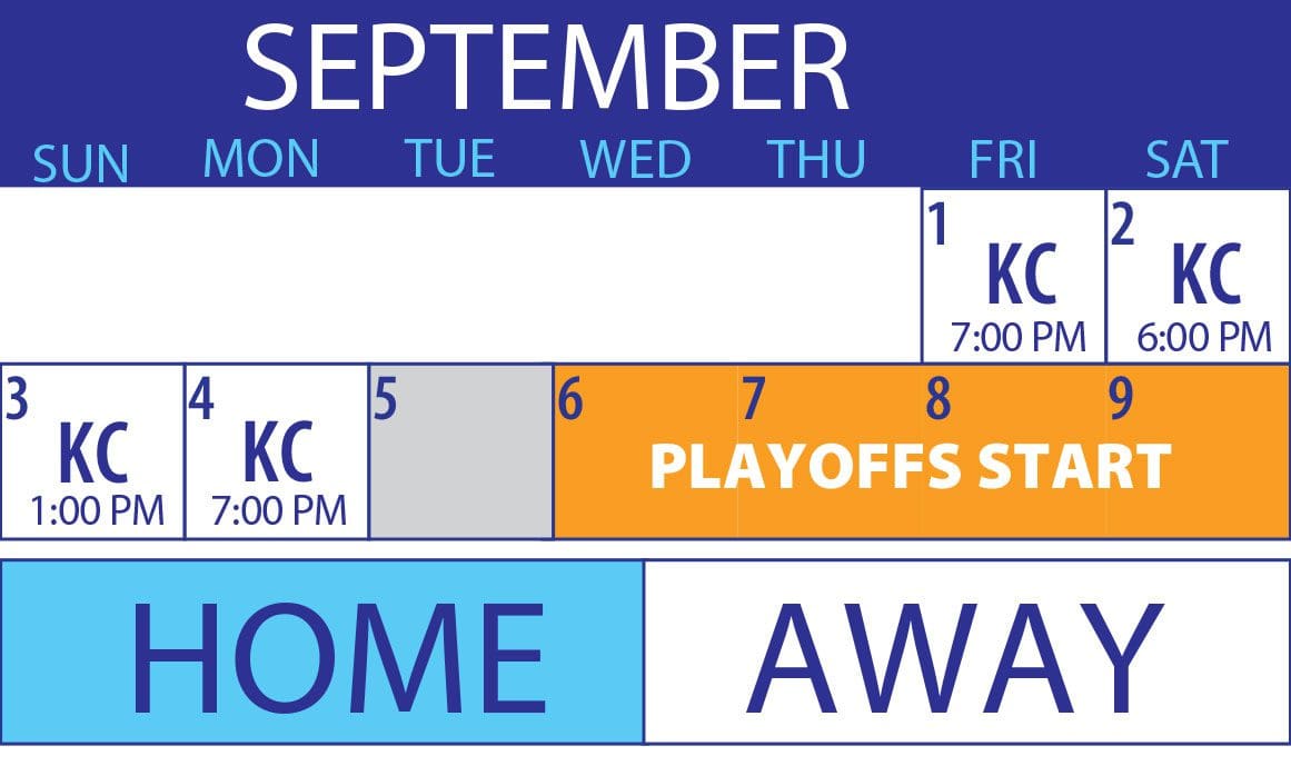 September schedule and playoffs for Dockhounds