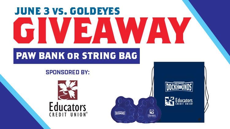 Educators Credit Union Paw Bank and String Bag Giveaway