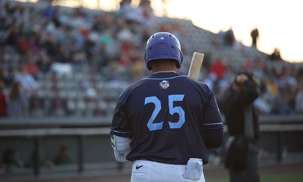 Marek Chlup heading to the plate during a game on August 17