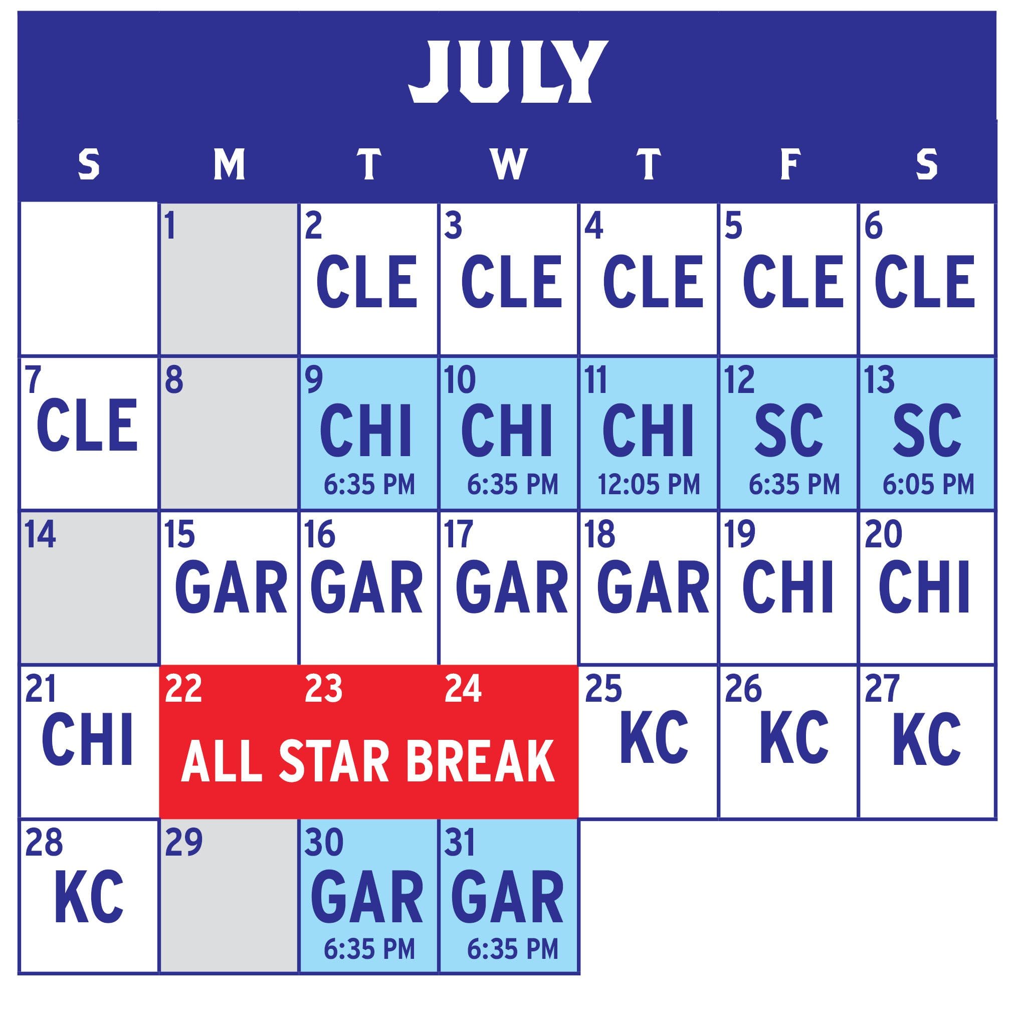 Schedule Lake Country DockHounds