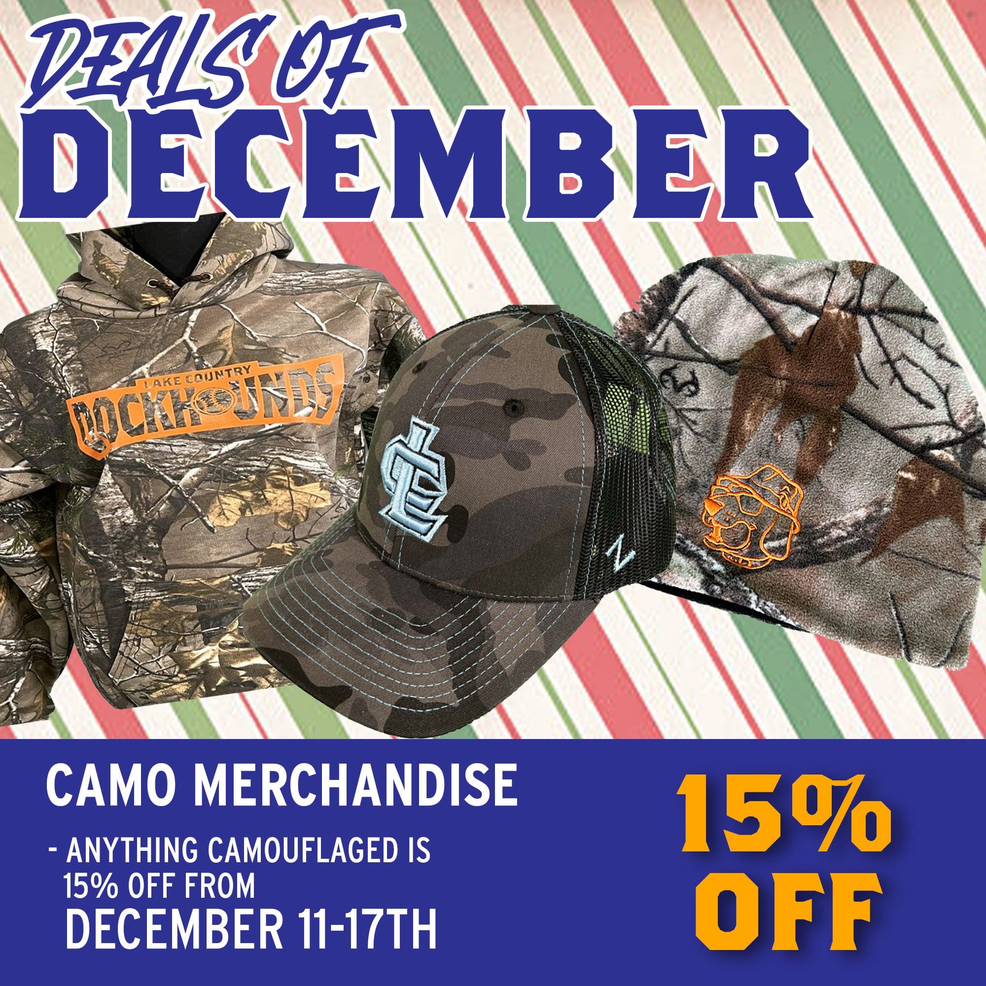 15% camo gear