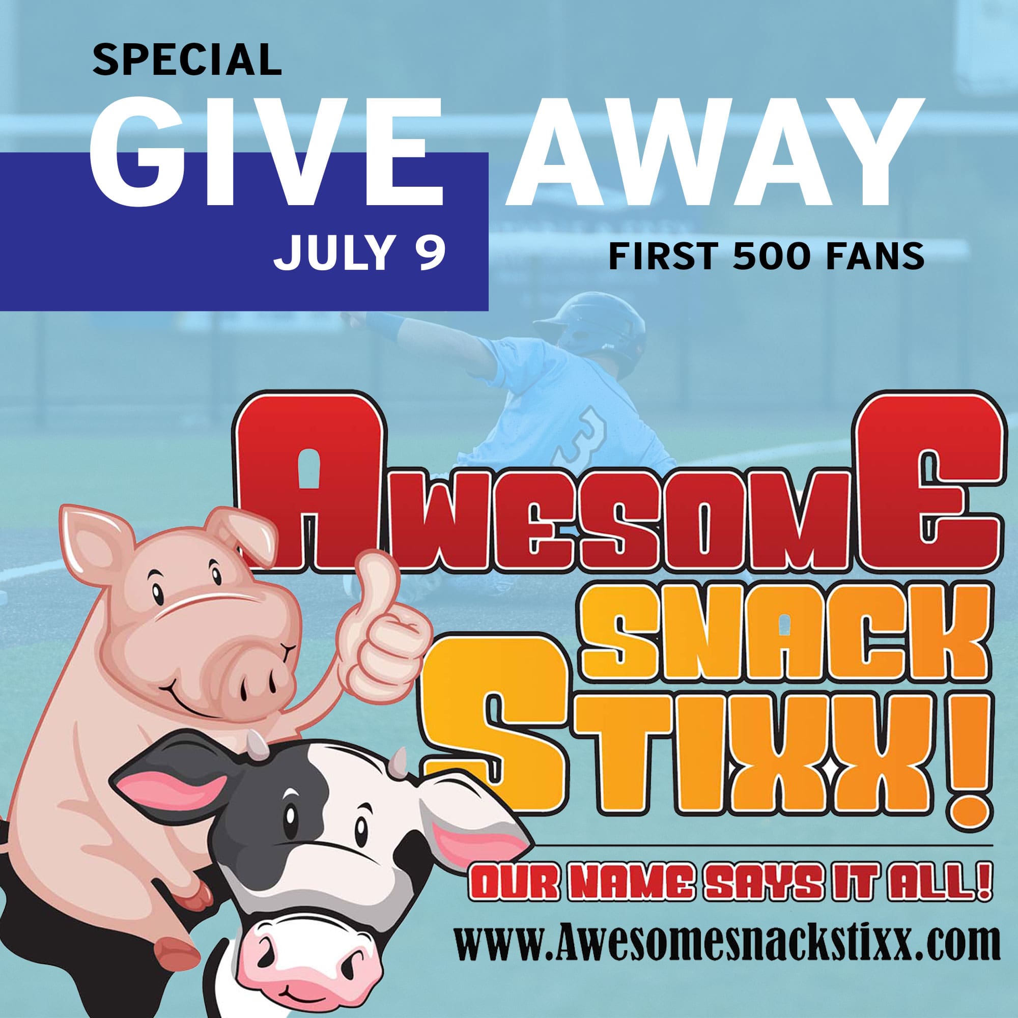 Awesome Snack Stixx give away July 9