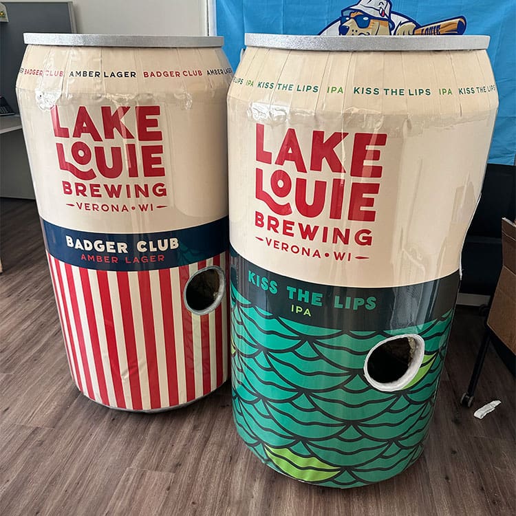 Lake Louie Brewing Dash Cans