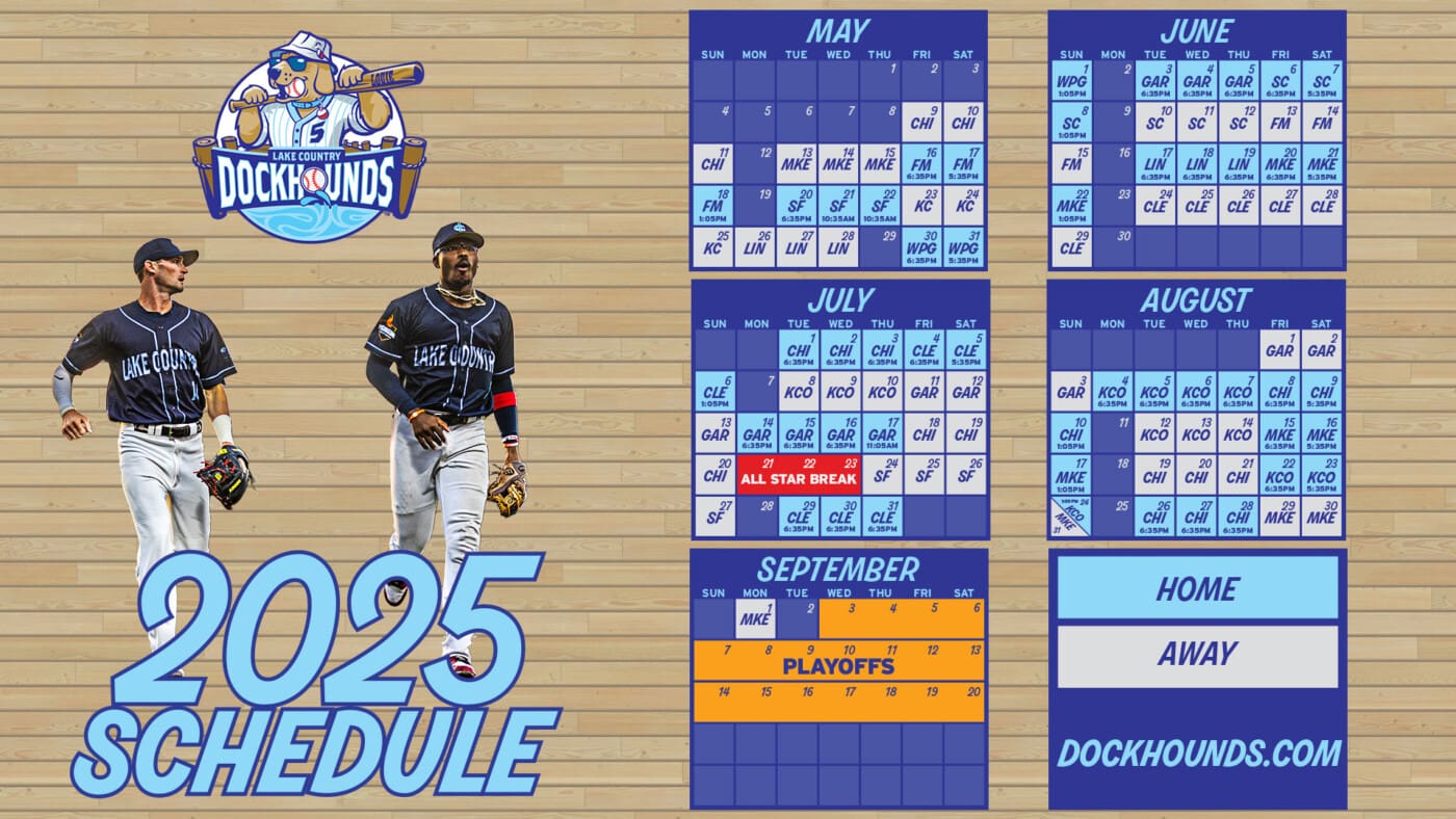 Schedule Lake Country DockHounds