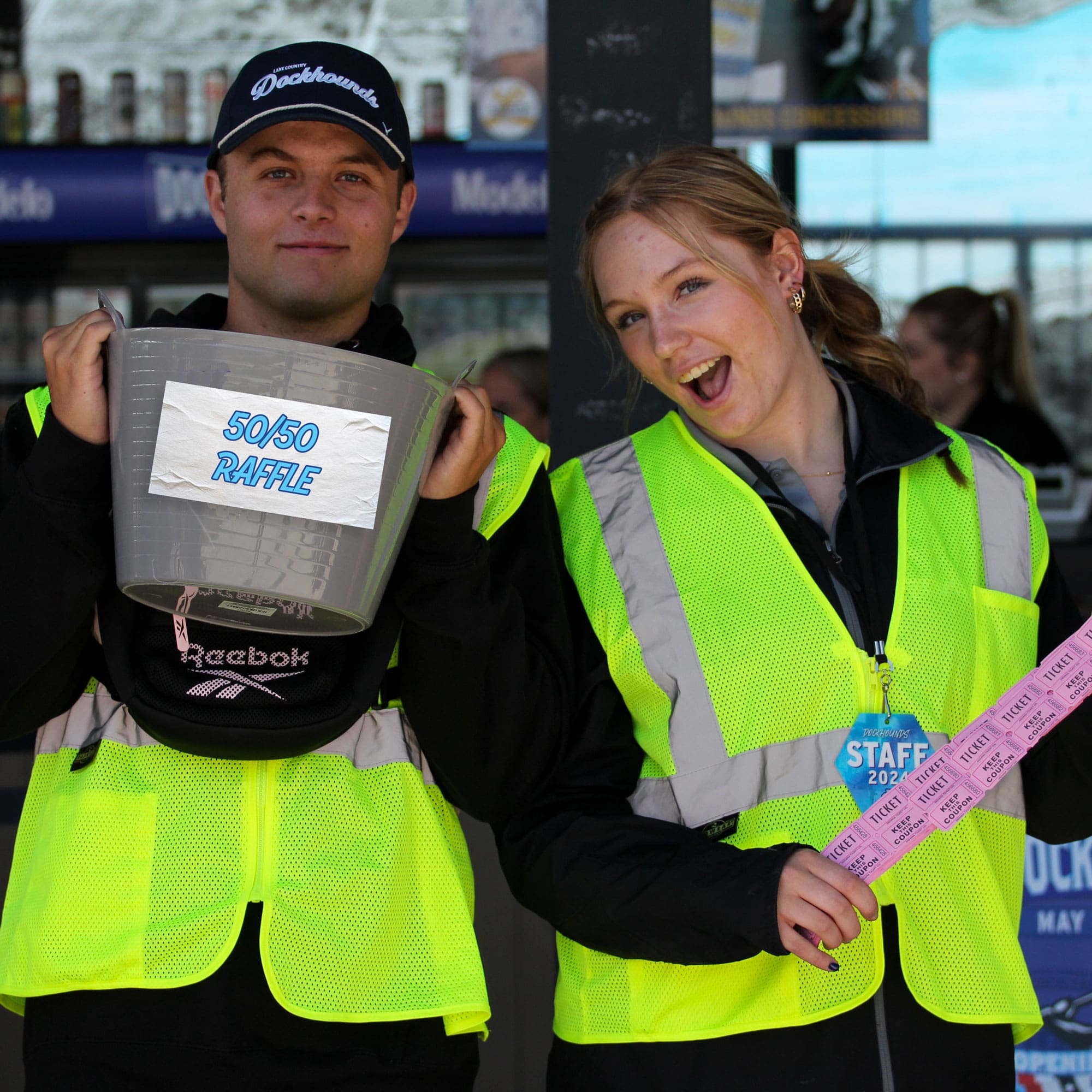 Enhance your fundraising efforts with our 50/50 raffle