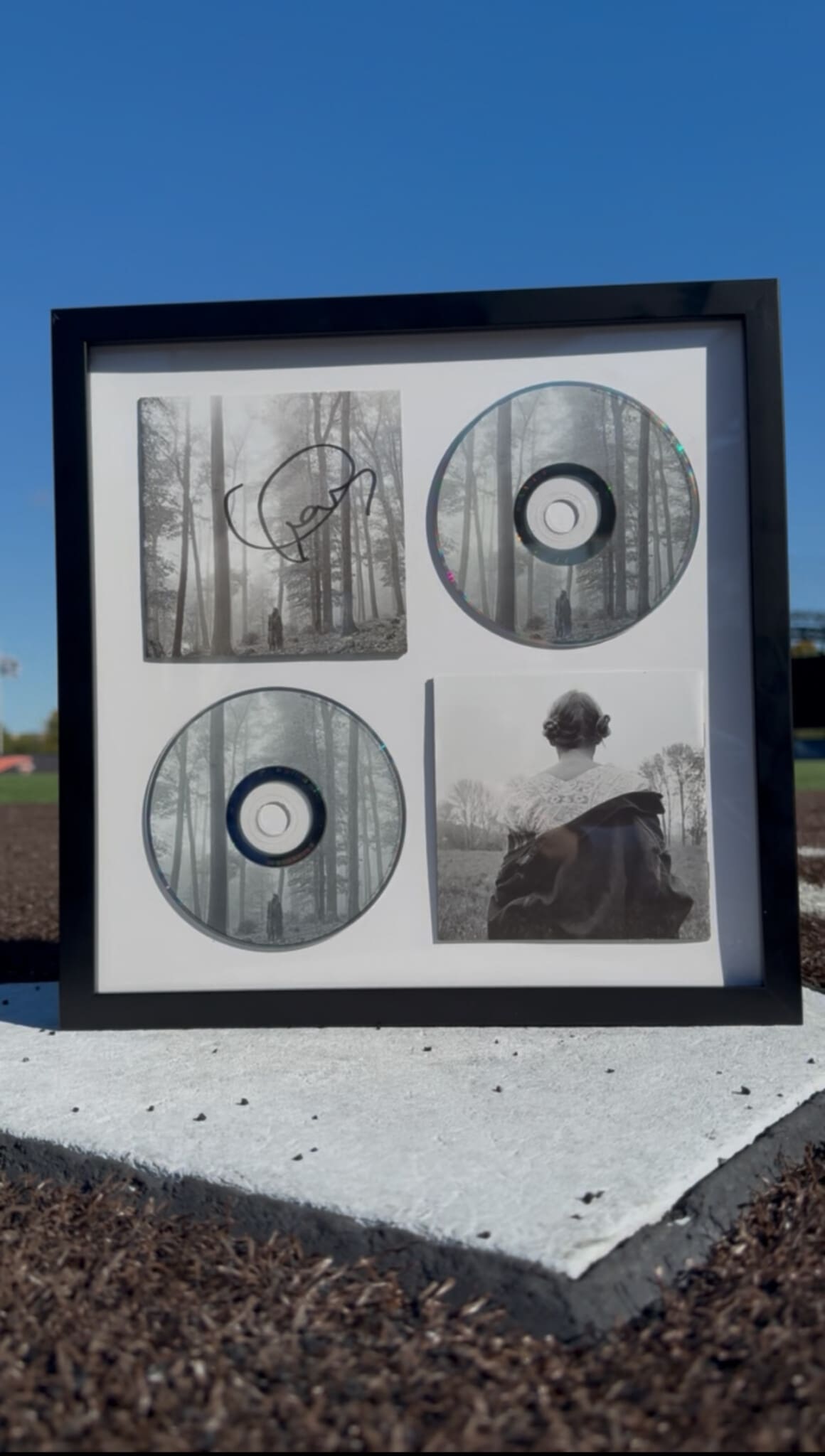 Taylor Swift autographed album