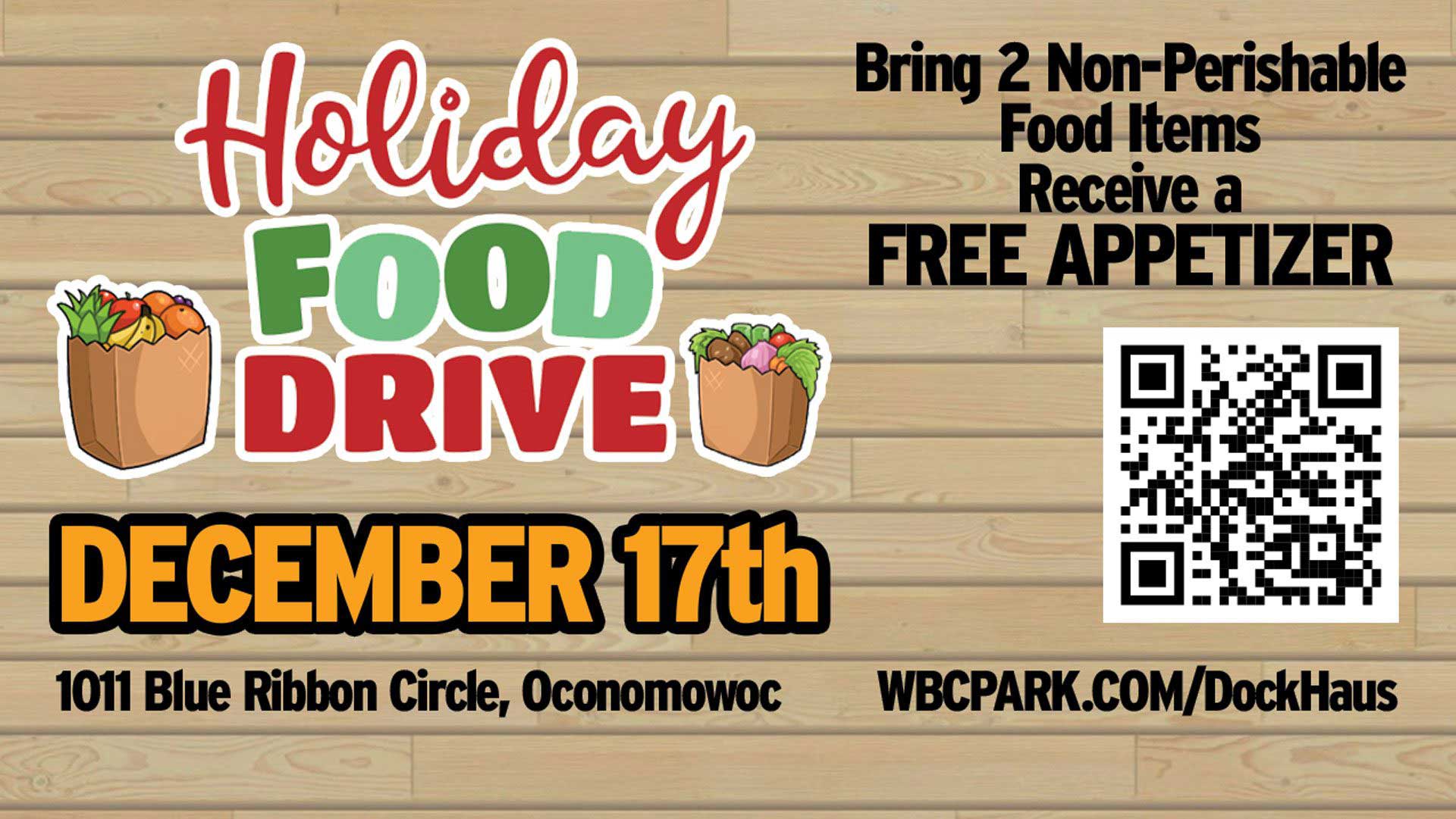 DockHaus Food Drive