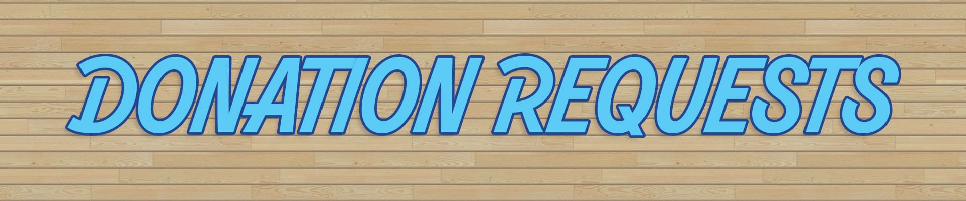 Donation Requests