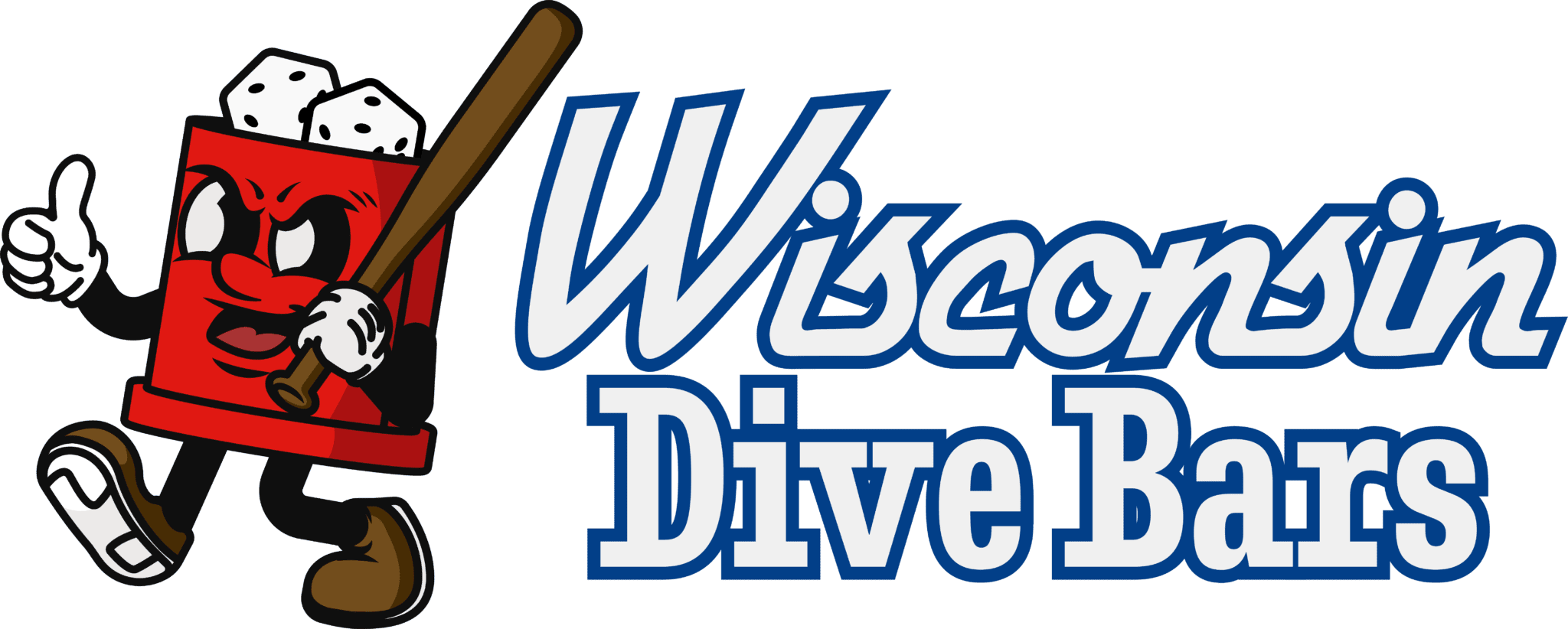 Wisconsin Dive Bars Wordmark Logo
