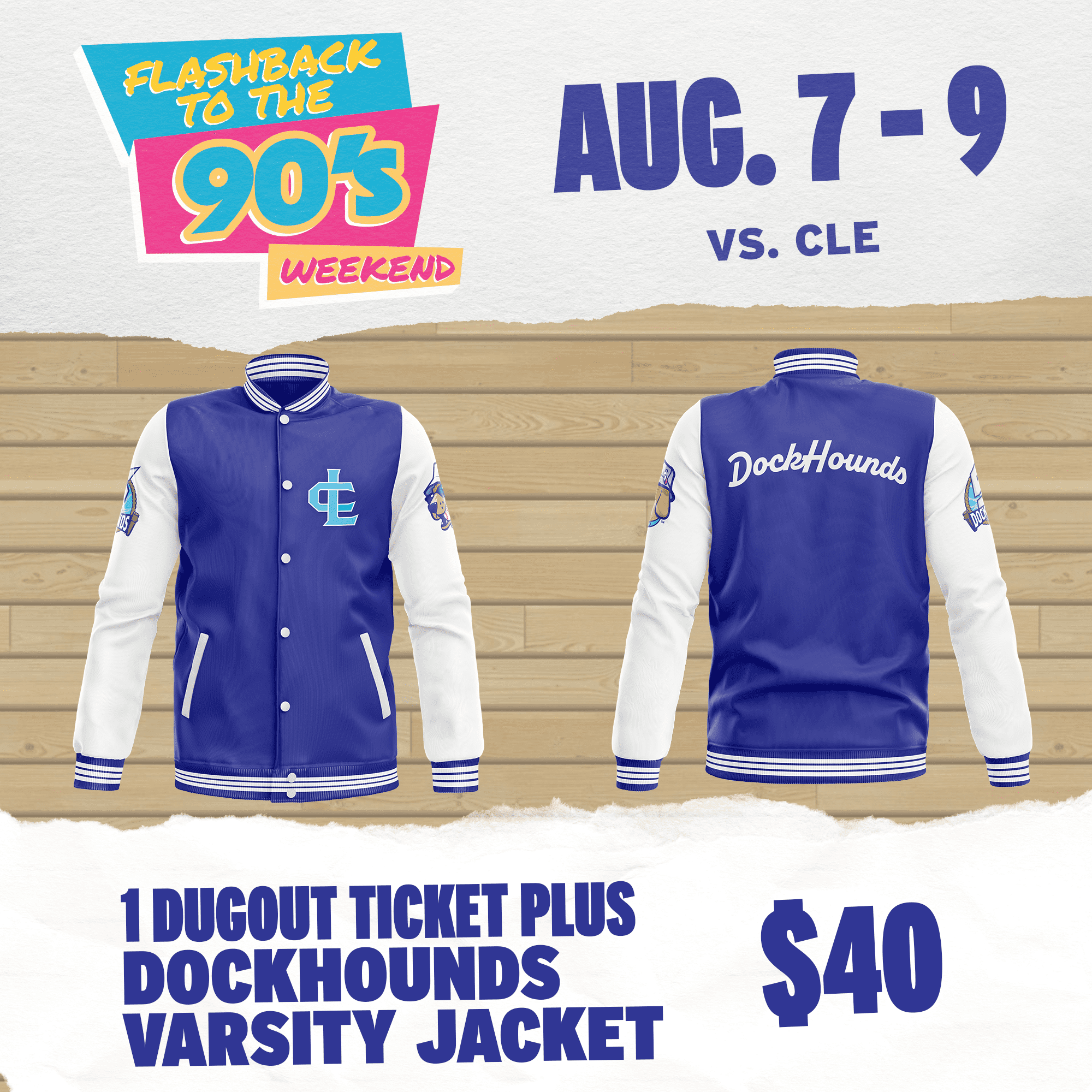 DockHounds varsity jacket