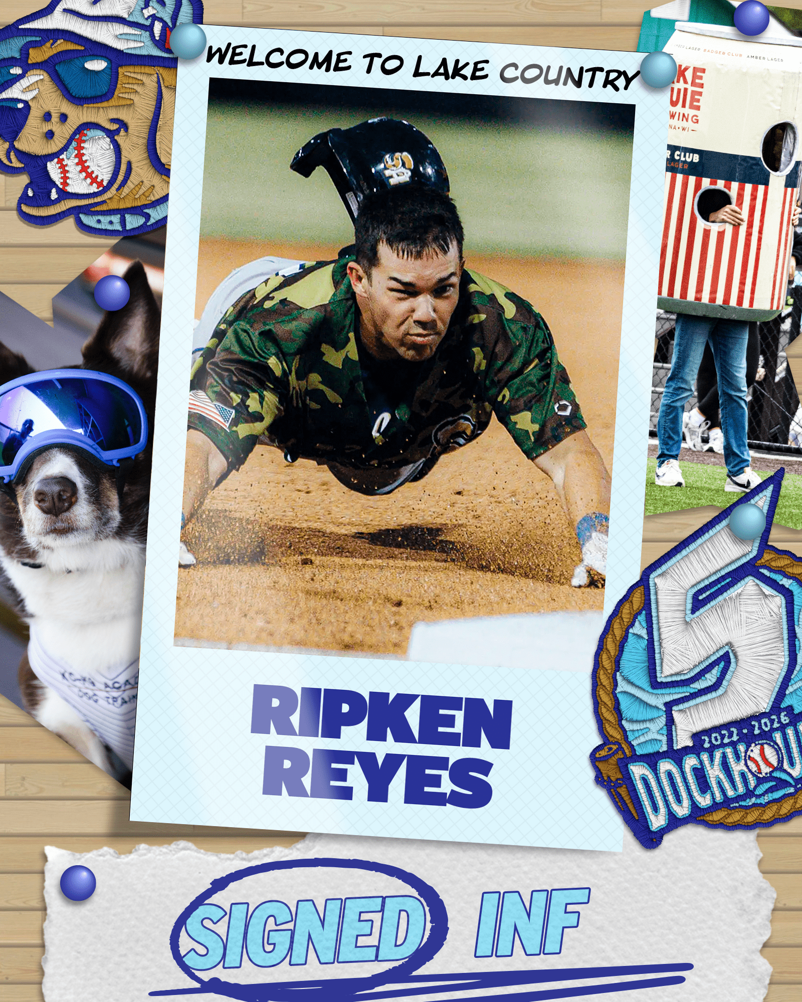 Ripken Reyes of the DockHounds