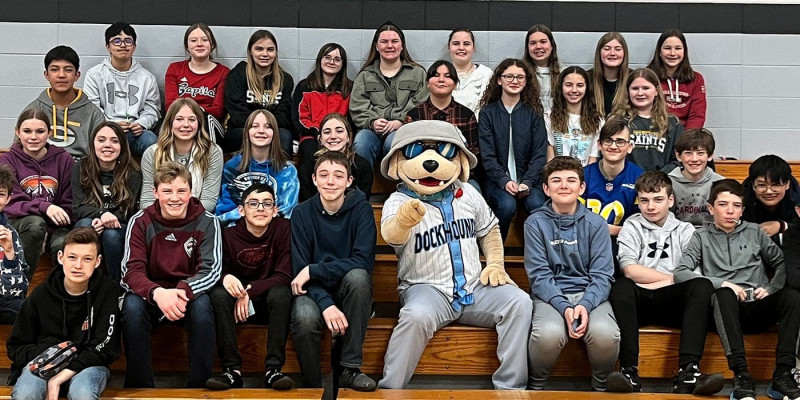 Louie mascot appearance